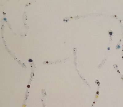 Keramik Wand-Platte «Deer / Reh»