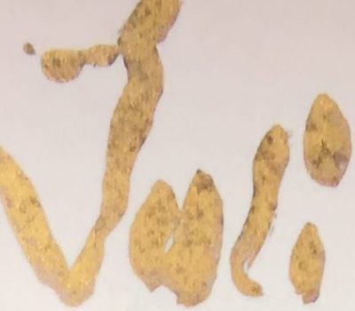 Keramik Wand-Fries mit 24-Karat Echtgold Glasur