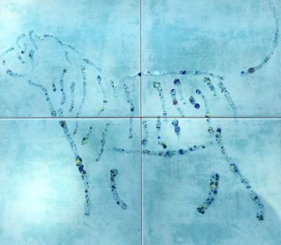 Keramik Wand-Bild «Tiger»