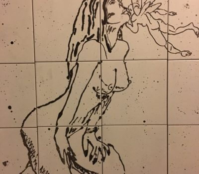 Keramik Wand-Bild «Fairy / Fee»